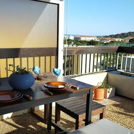 Grand T2 Luxe Classé 4**** - Plein Sud Et Très Calme Au Lavandou
