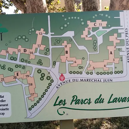 Appartamento Grand T2 Luxe Classé 4**** - Plein Sud Et Très Calme Au Lavandou *