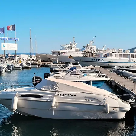 Grand T2 Classe 4 Etoiles - Plein Sud Et Tres Calme Au Lavandou Lägenhet